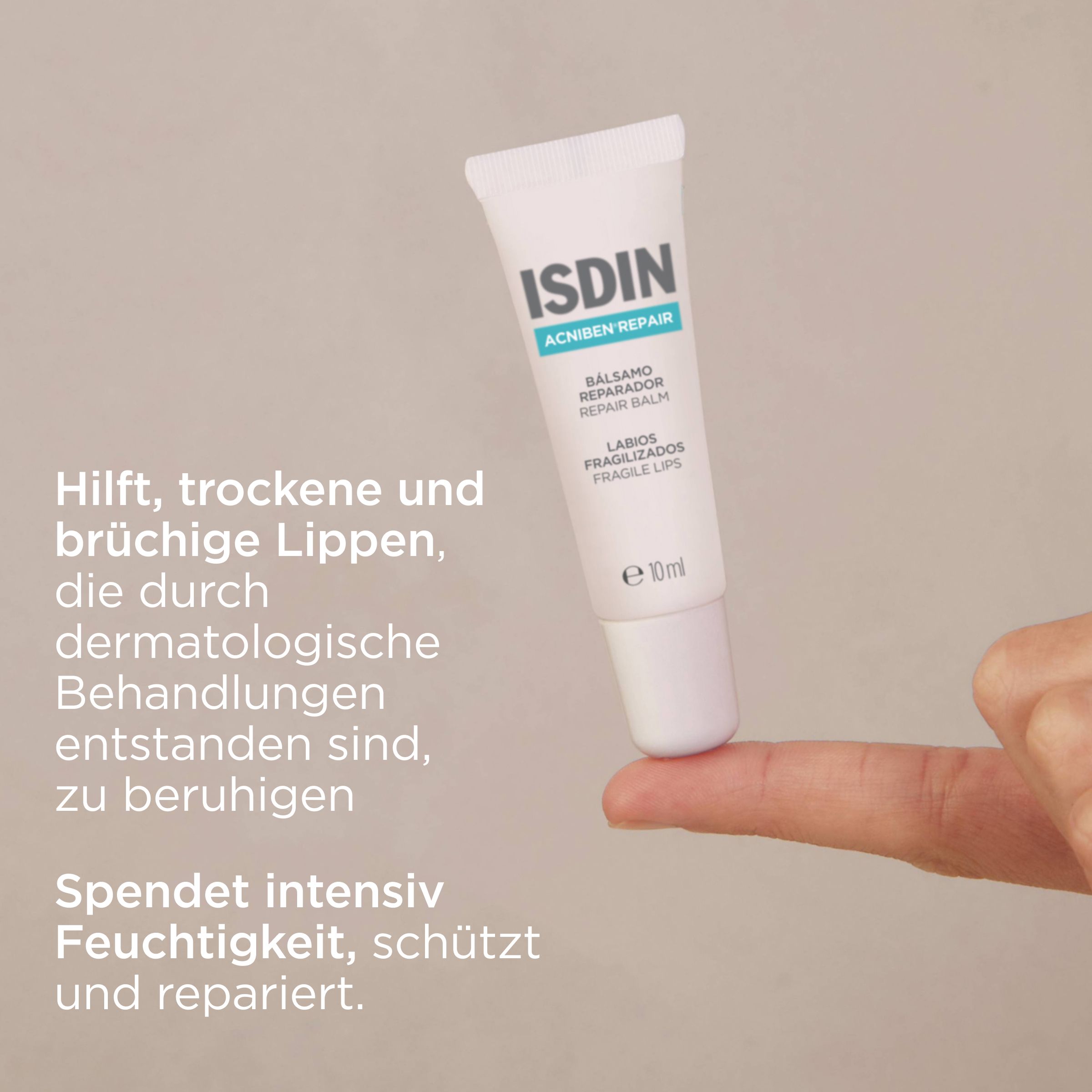 ISDIN Acniben Repair Lippenbalsam gegen spröde und rissige Lippen