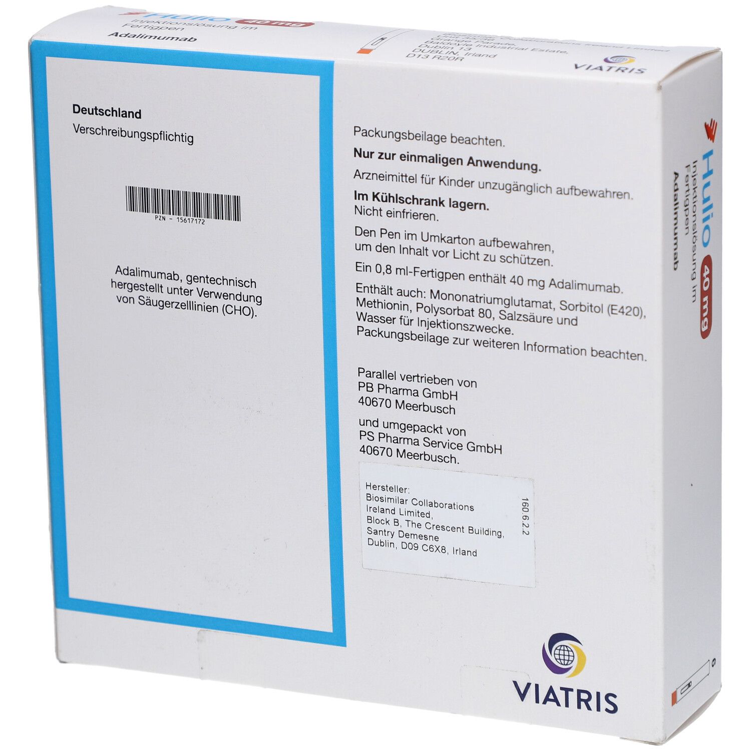 HULIO 40 mg/0,8 ml Injektionslösung im Fertigpen