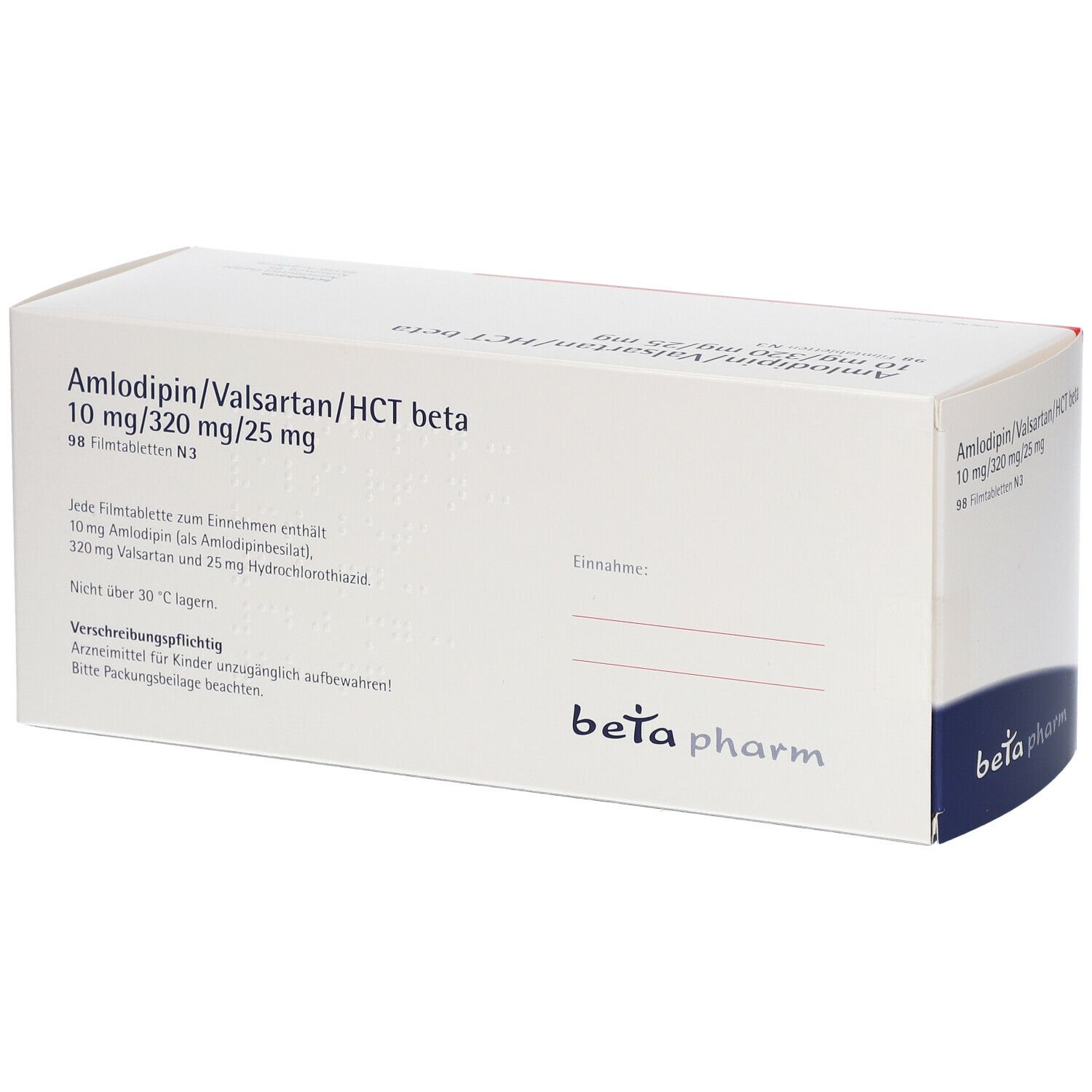 Amlodipin/Valsartan/HCT beta 10 mg/320 mg /25 mg
