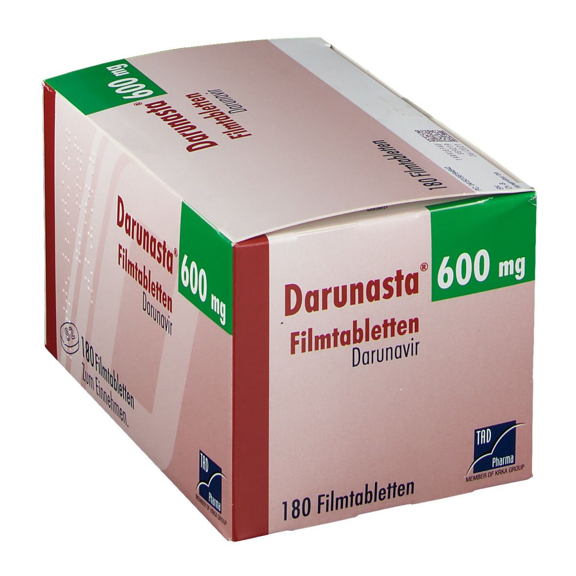 Darunasta 600 mg Filmtabletten 180 St