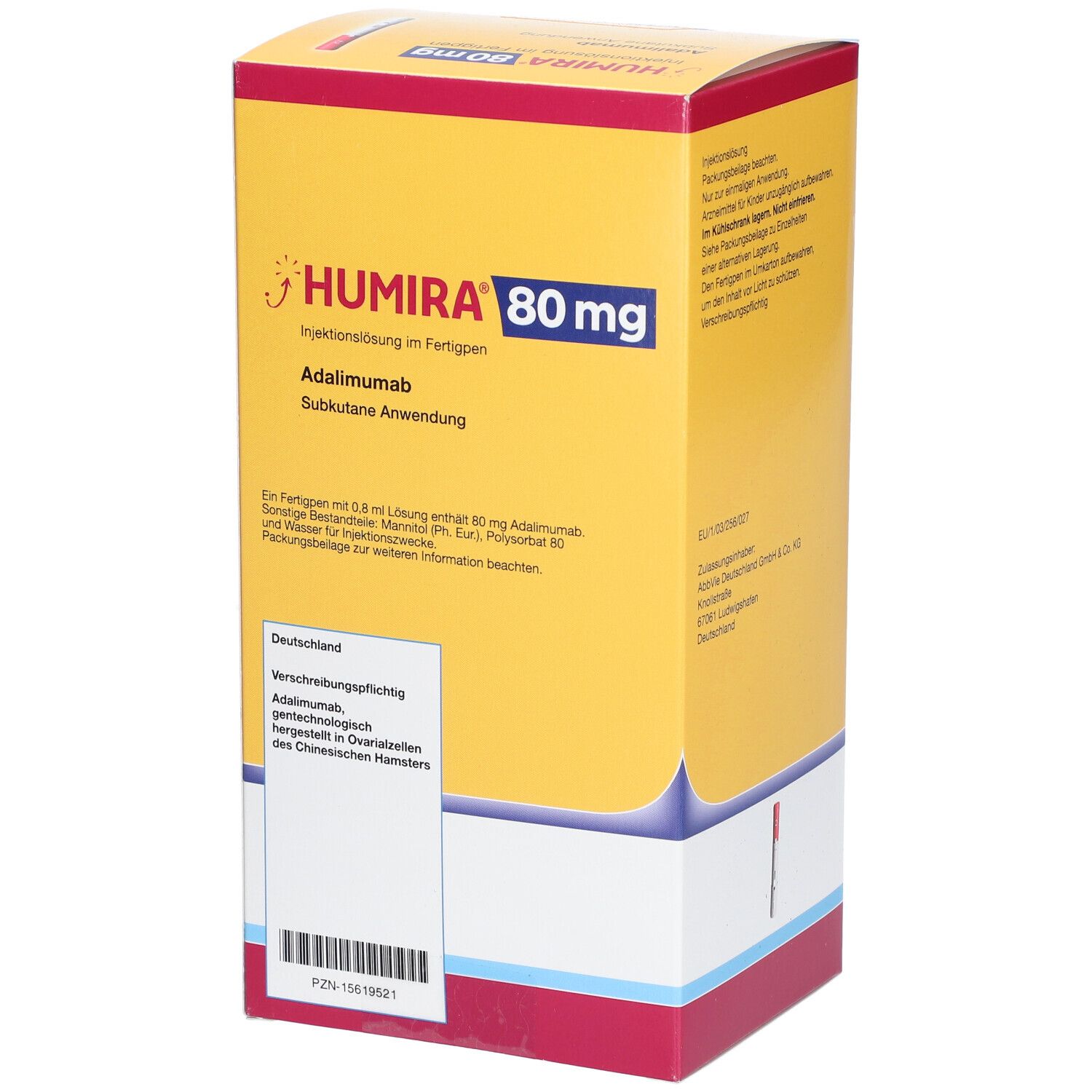 Humira 80 mg/0,8 ml 3x1 St mit dem E-Rezept kaufen - Shop Apotheke