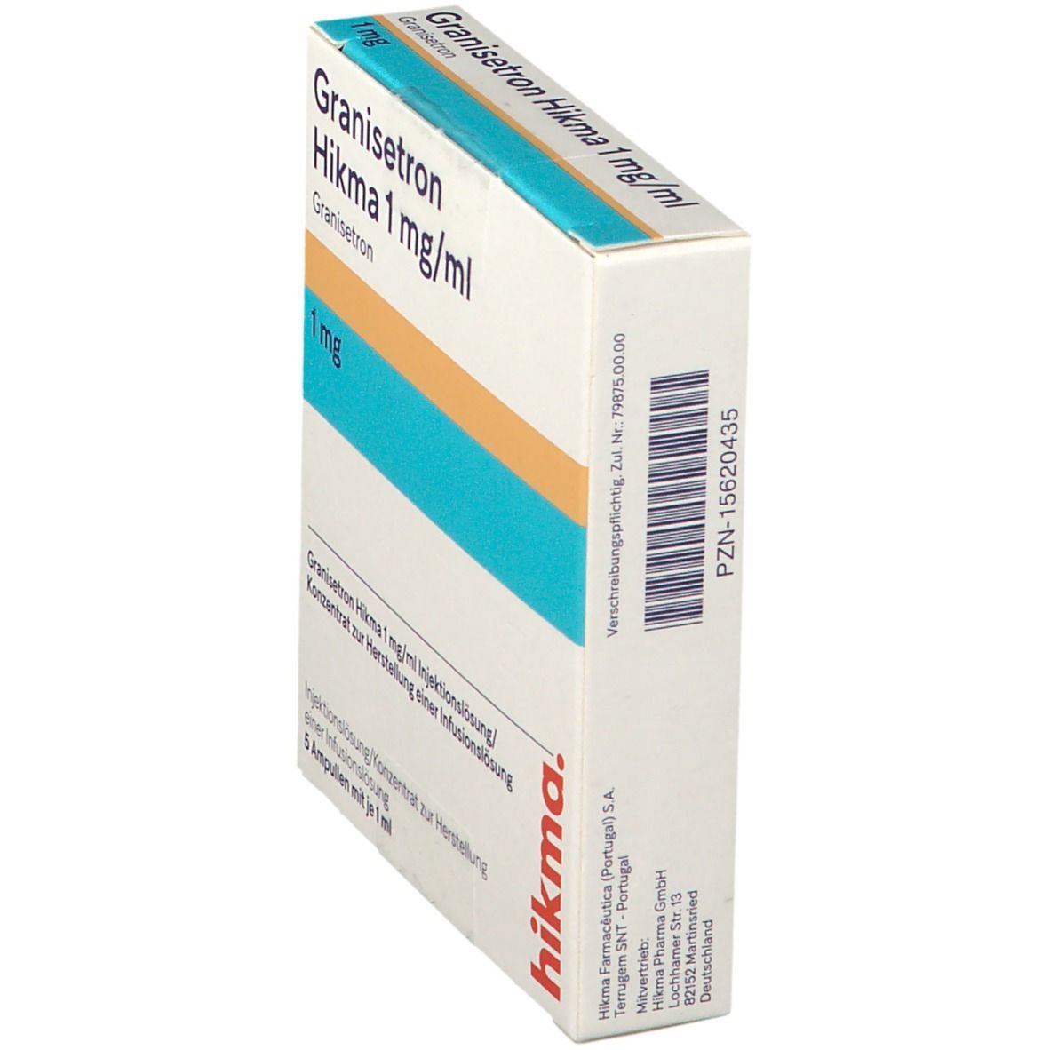 Granisetron Hikma 1 mg/ml Inj.-L./Konz.z.H.Inf.-L. 5x1 ml Infusionslösungskonzentrat