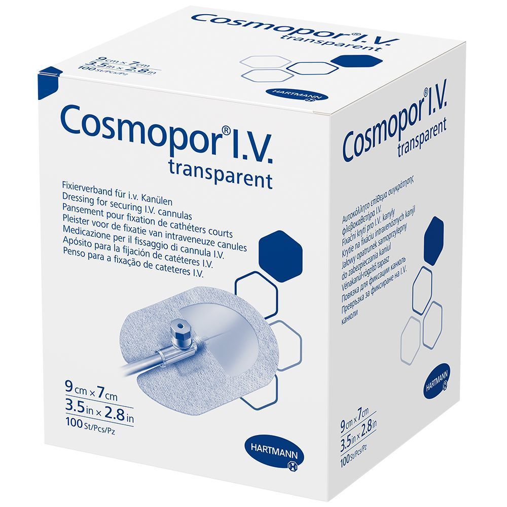 Cosmopor® I.v. 9 x 7 cm transparent