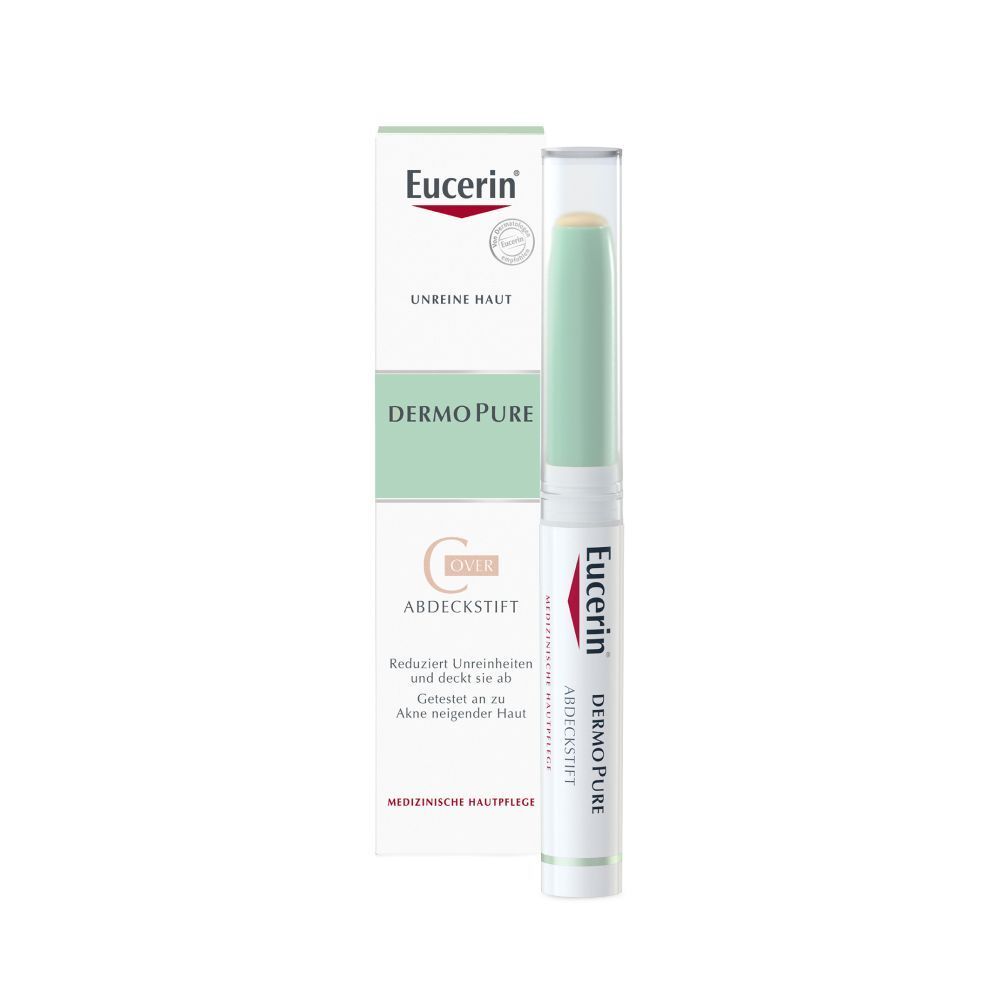 Eucerin® DermoPure Abdeckstift + Eucerin DERMOPURE Waschpeeling 100ml GRATIS