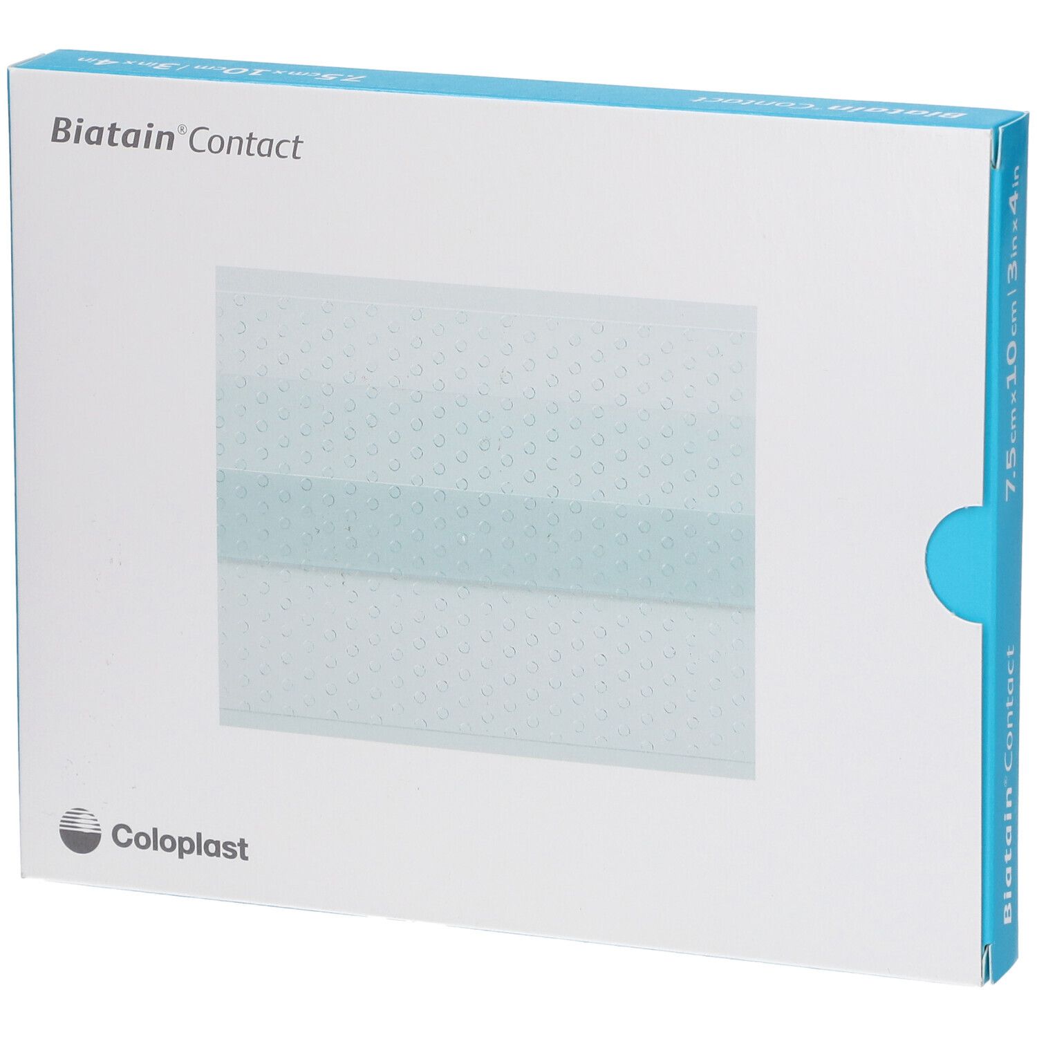 Biatain Contact Silik.Kont.Aufl.7,5x10 cm n.haft. 10 St Verband