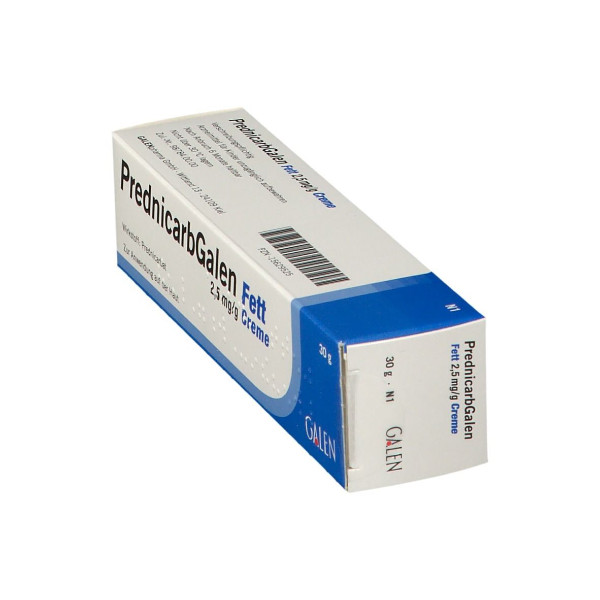 PrednicarbGalen Fett 2,5mg/g