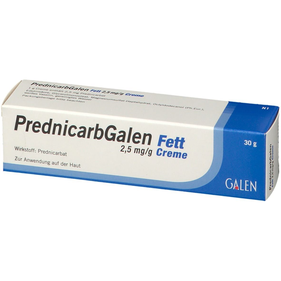 PrednicarbGalen Fett 2,5mg/g