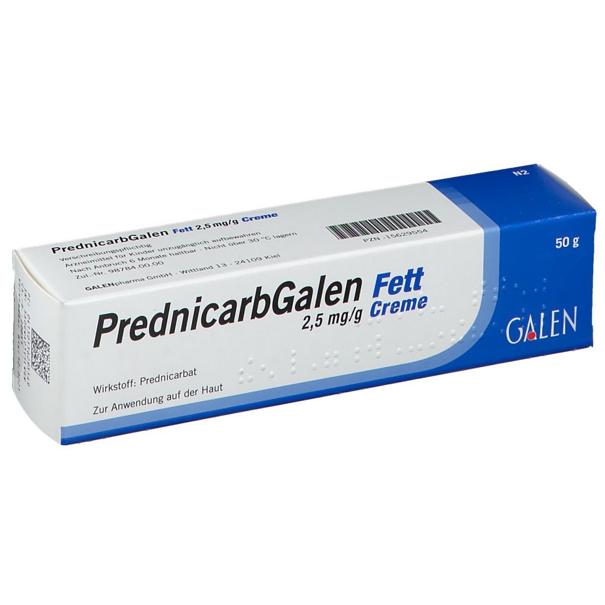 PrednicarbGalen Fett 2,5mg/g