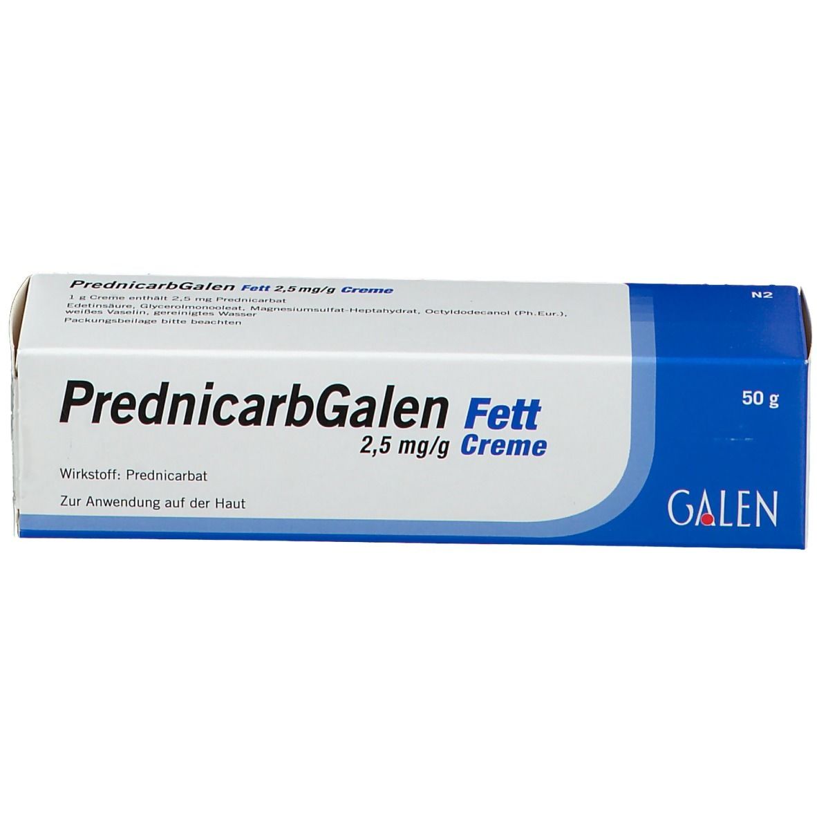 PrednicarbGalen Fett 2,5mg/g