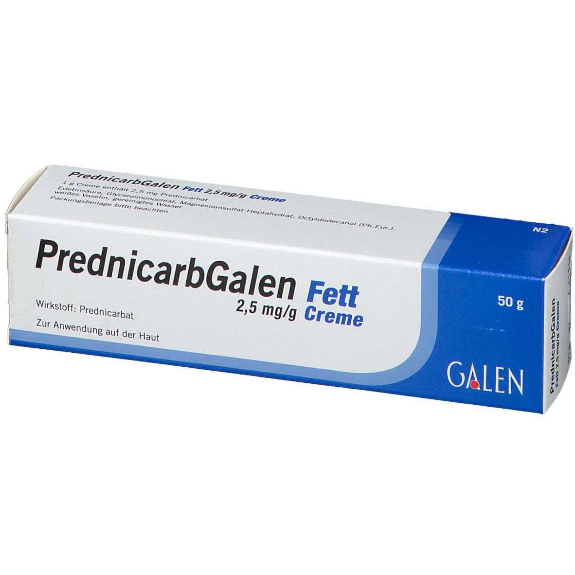 PrednicarbGalen Fett 2,5mg/g