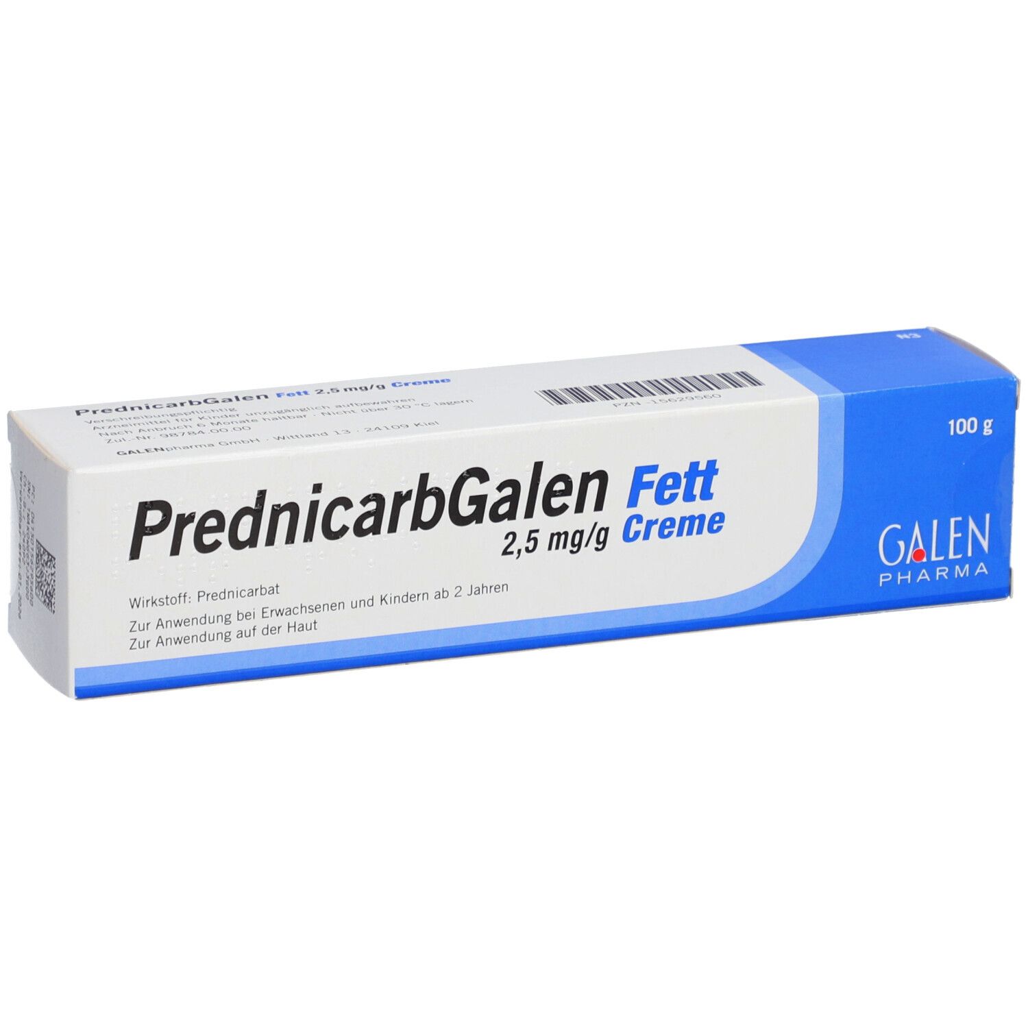PrednicarbGalen Fett 2,5mg/g