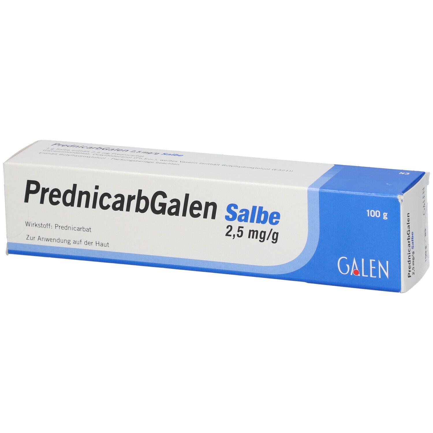 Prednicarbgalen 2,5 mg/g Salbe 30 g