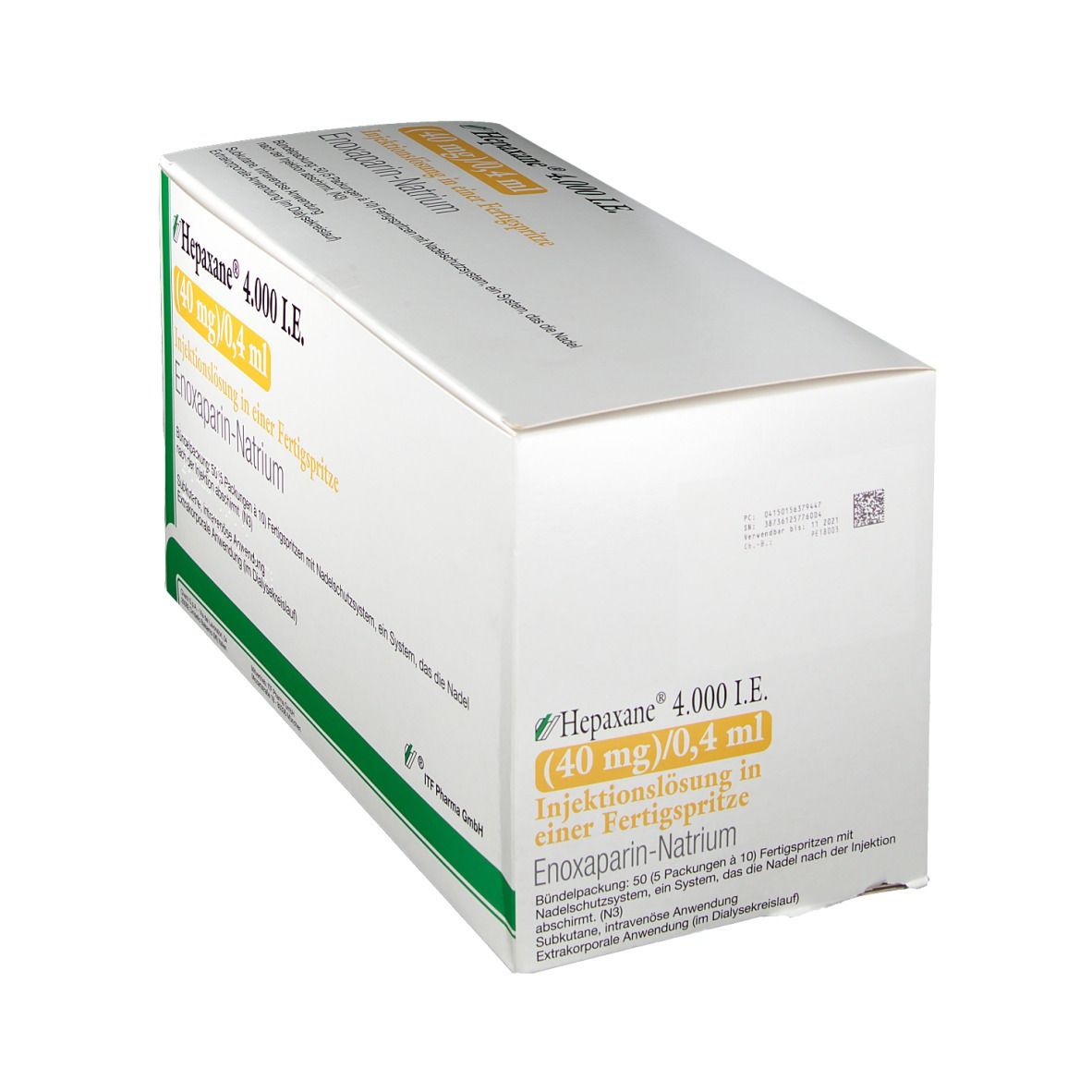 Hepaxane® 4.000 I.E. 40 mg/0,4 ml
