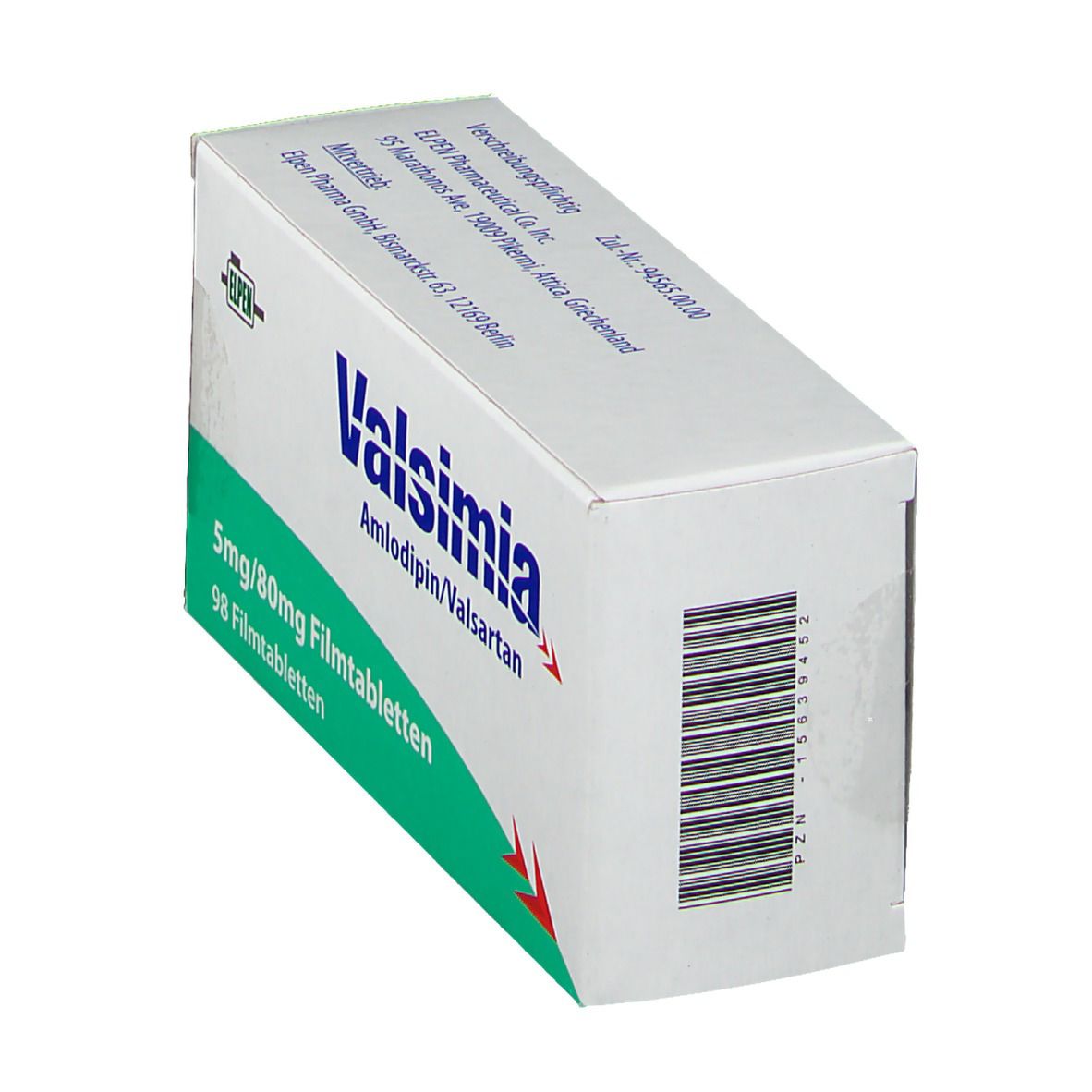 Valsimia 5 mg/80 mg Filmtabletten 98 St