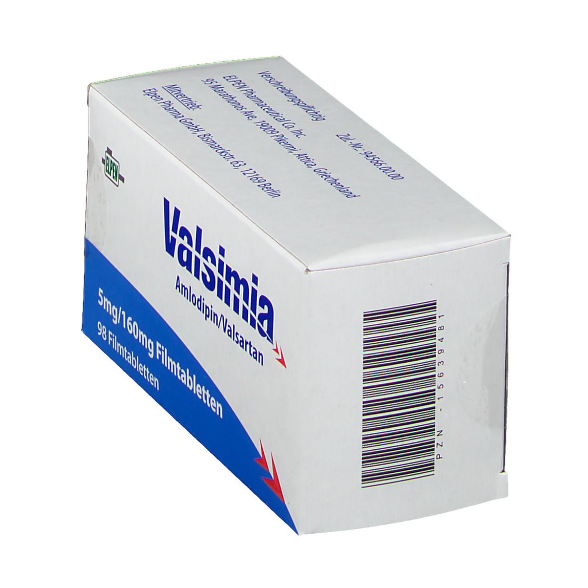 Valsimia 5 mg/160 mg Filmtabletten 98 St