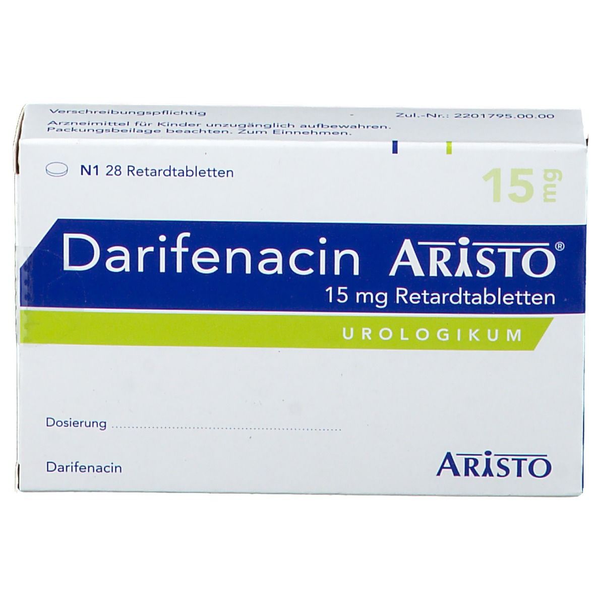 Darifenacin Aristo® 15 mg