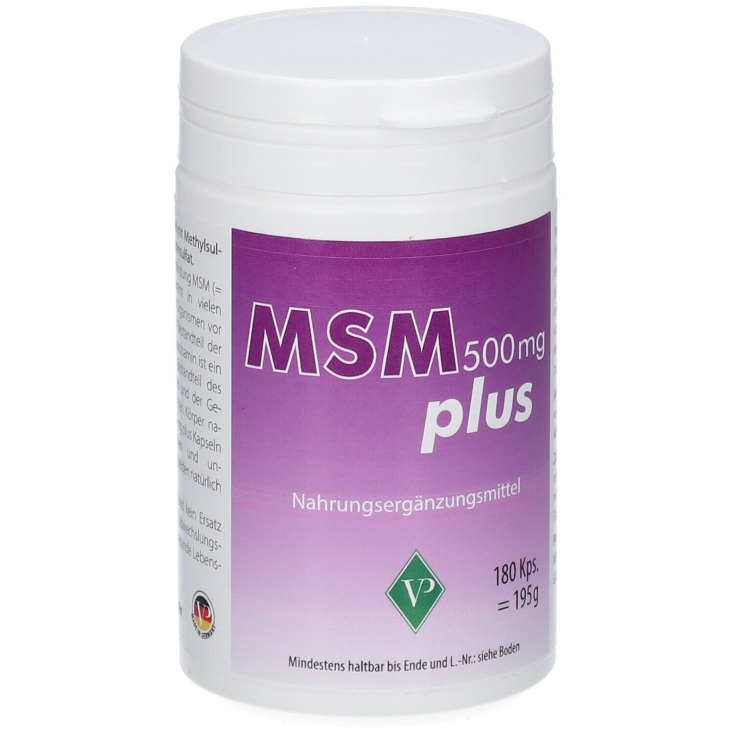 MSM 500 mg Plus