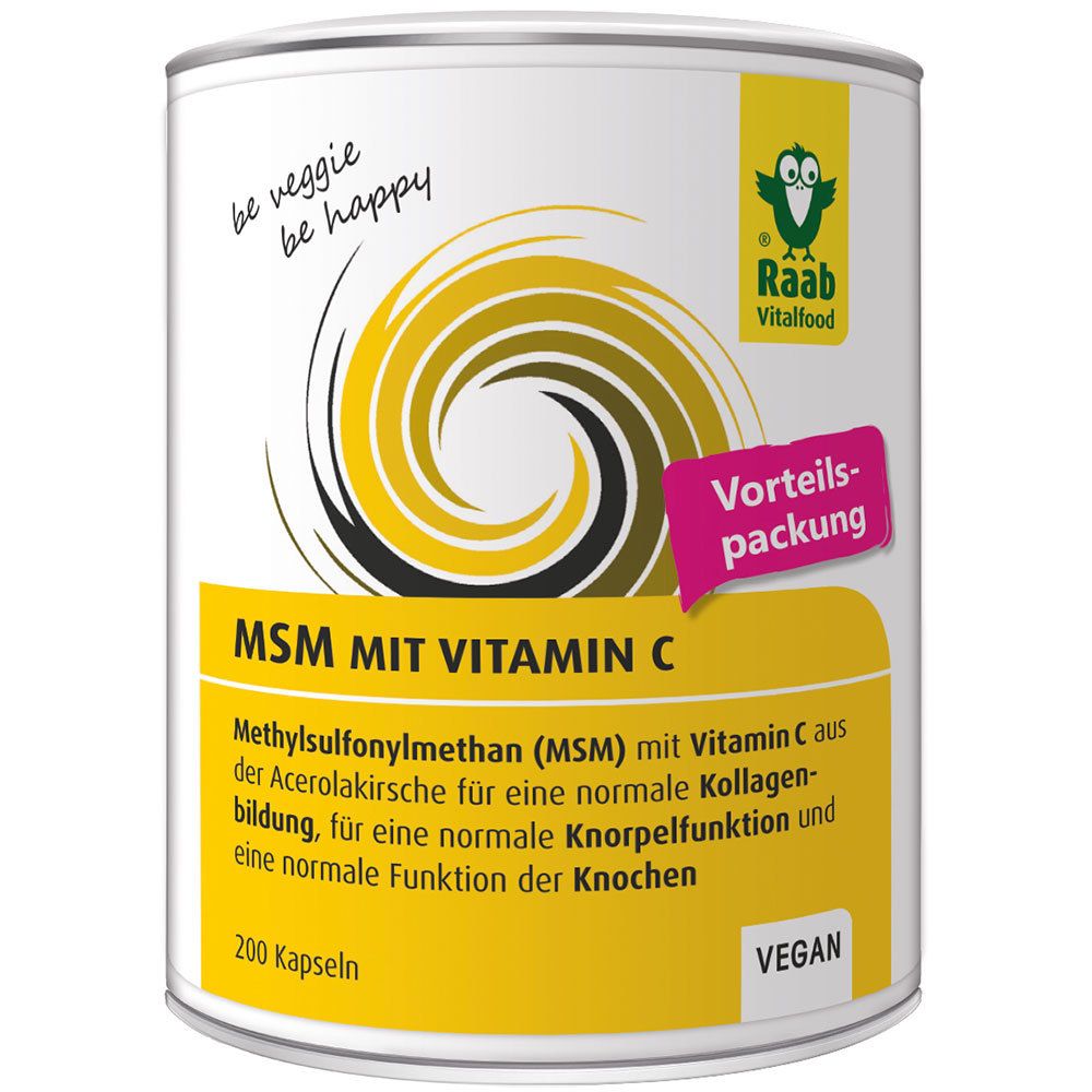 Raab® Vitalfood MSM avec vitamine C