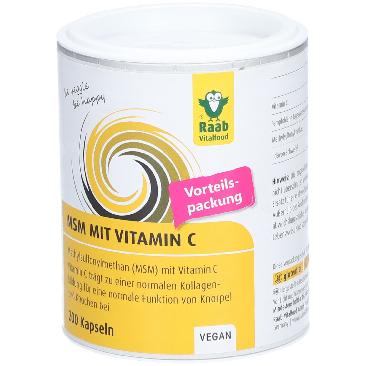 Raab® Vitalfood MSM avec vitamine C