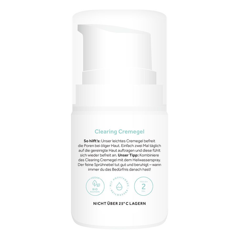 AQUATADEUS so clearly perfect Clearing Cremegel