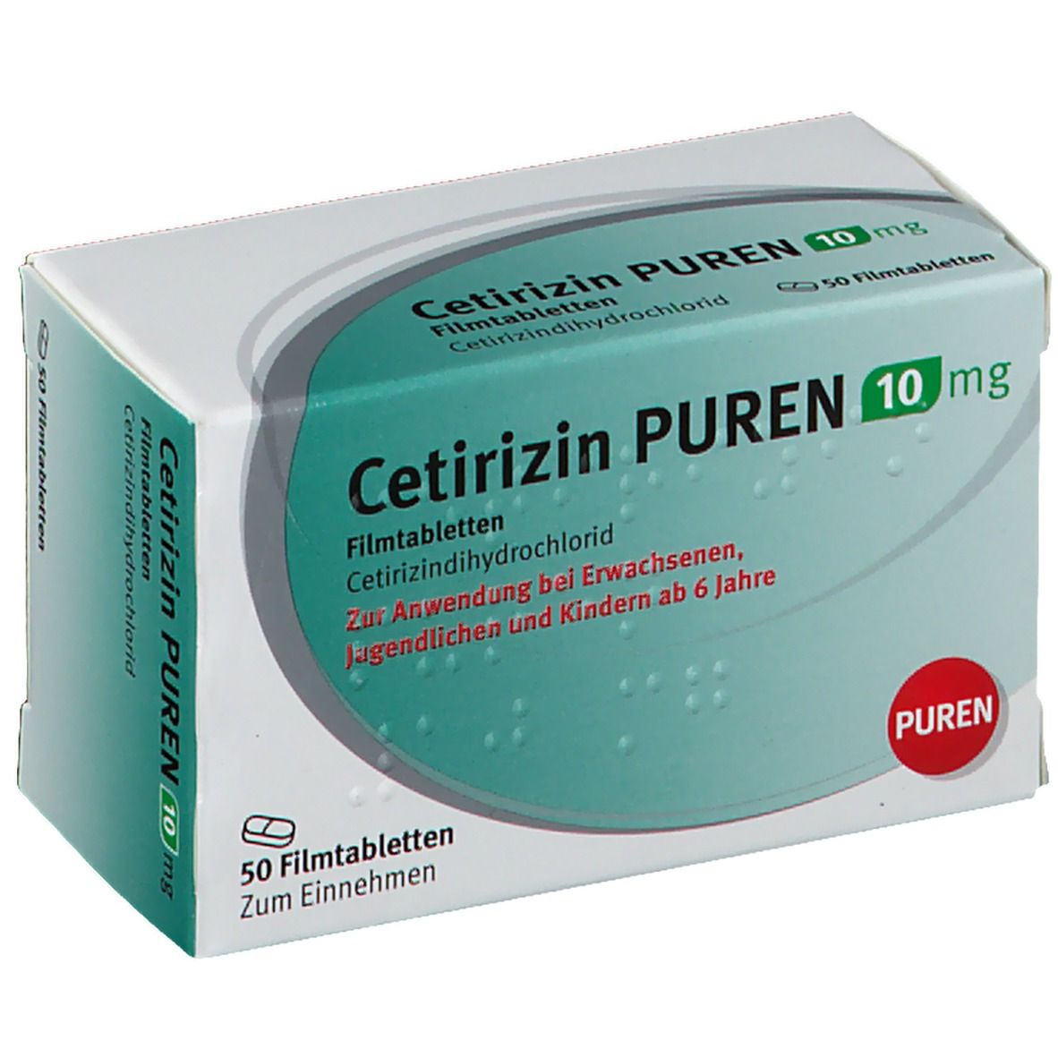 Cetirizin Puren 10 mg 50 St - Shop Apotheke