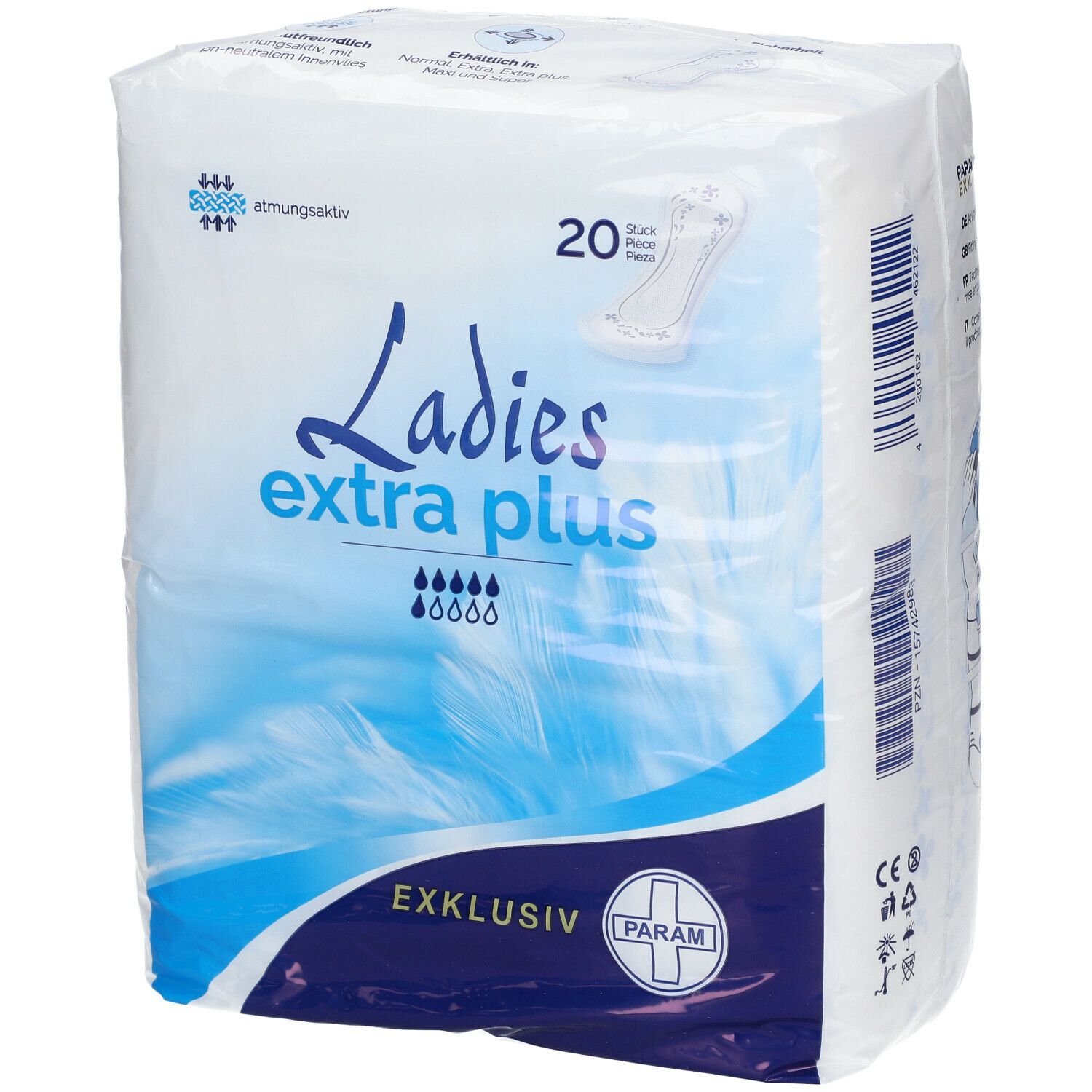 PARAM Ladies Exklusiv Inkontinenzeinlagen extra plus