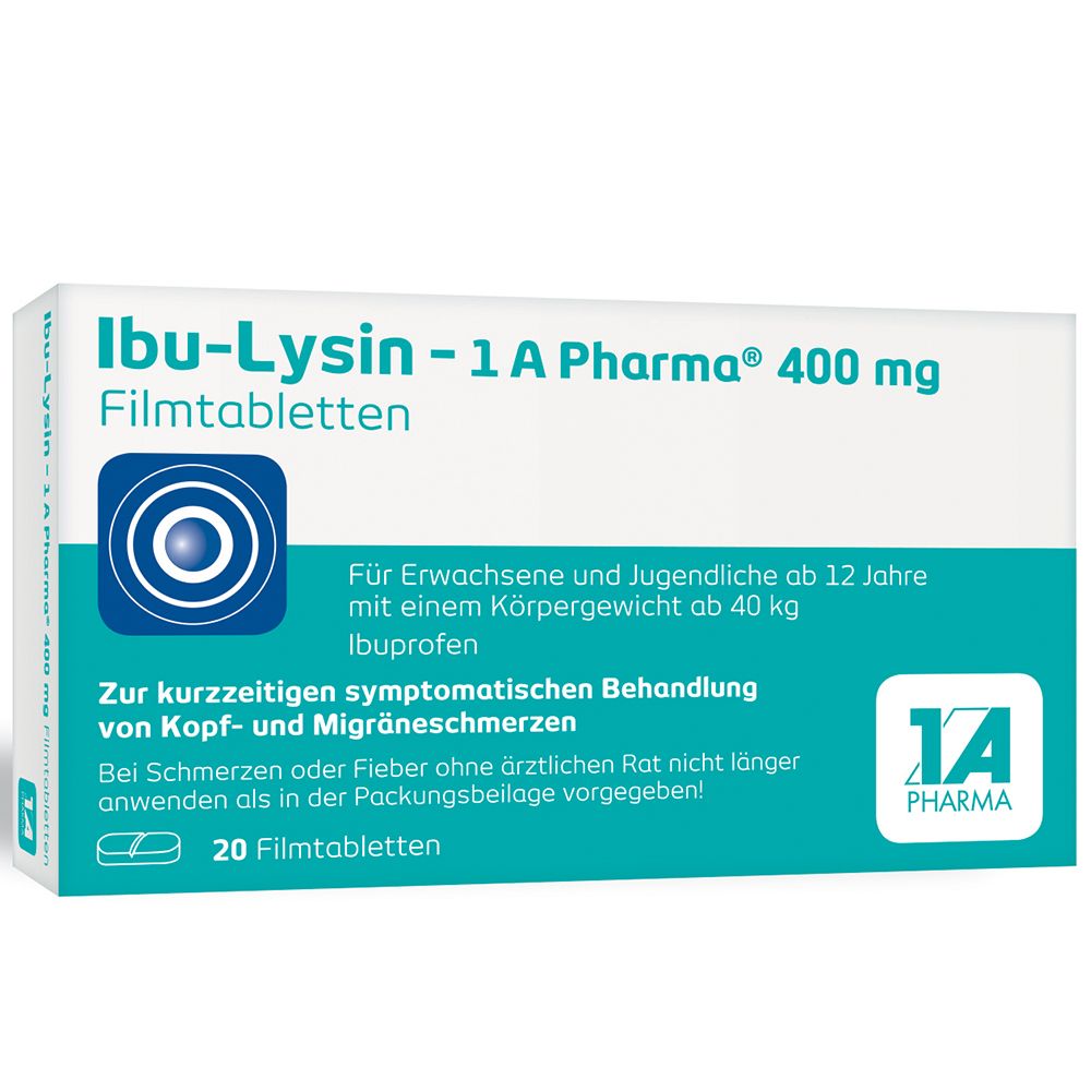 Ibu-Lysin - 1A Pharma® 400 mg