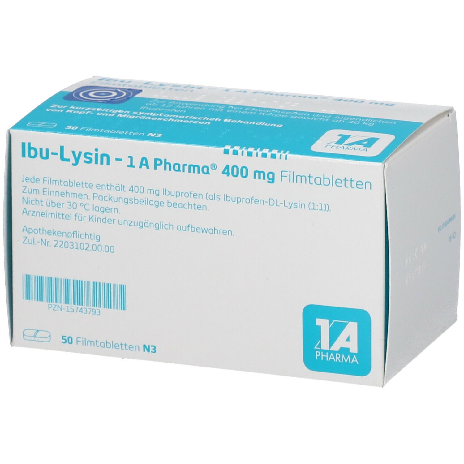 Ibu-Lysin - 1A Pharma® 400 mg