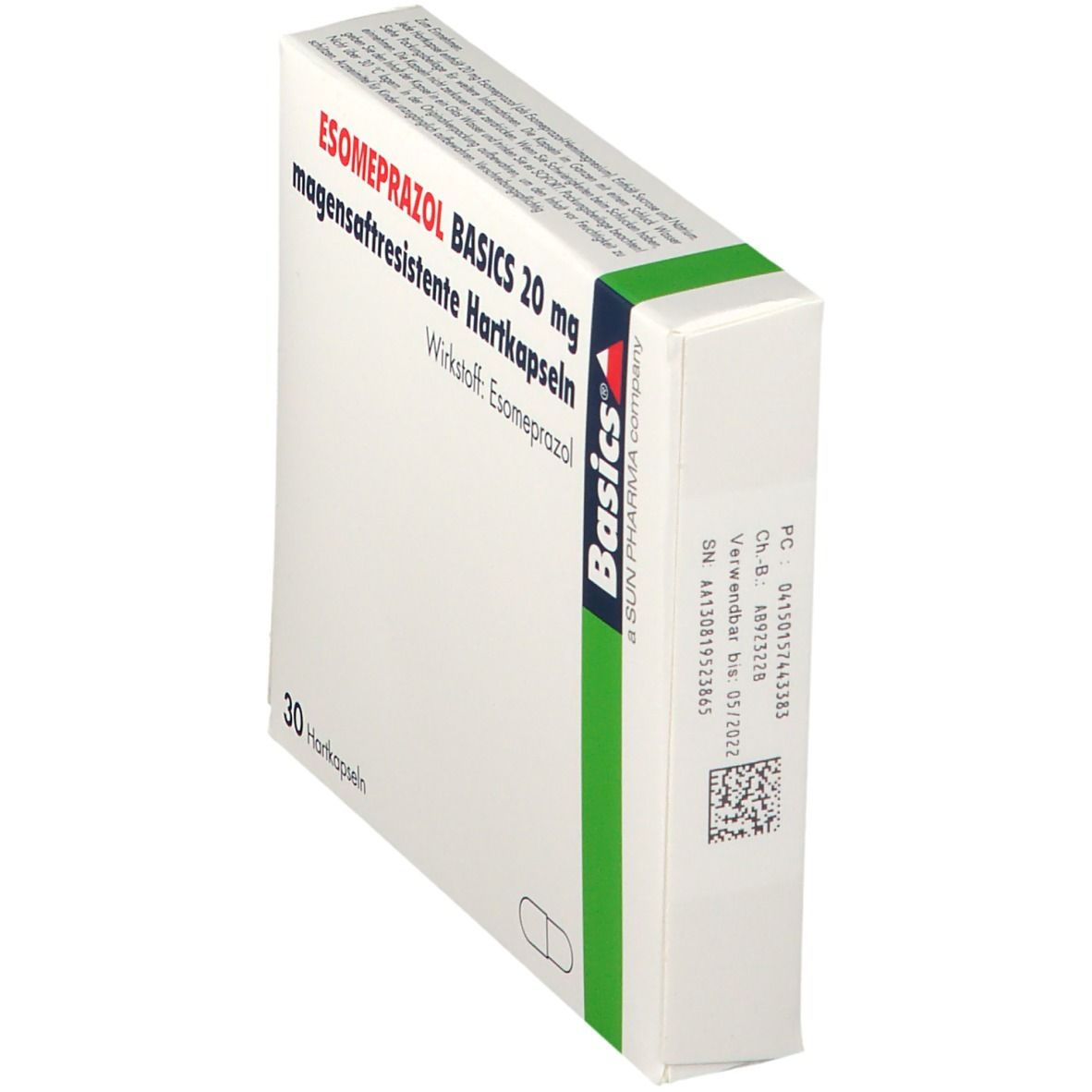 Esomeprazol Aristo 20 mg magensaftres.Hartkapseln 30 St Magensaftresistente Hartkapseln