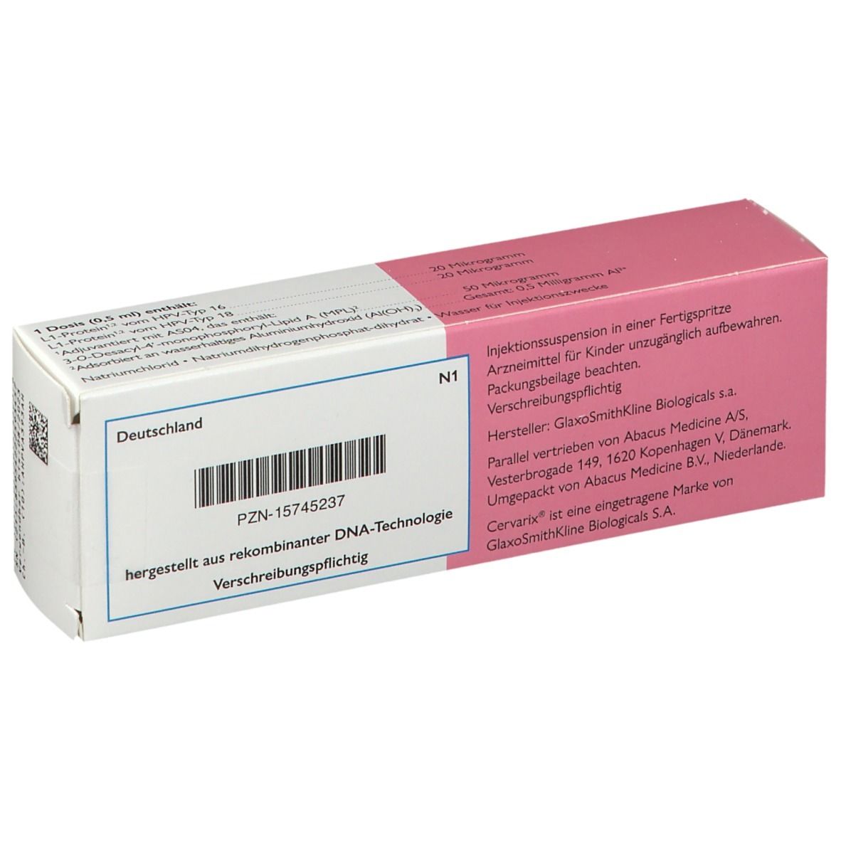 Ceravarix® 1 St mit dem E-Rezept kaufen - Shop Apotheke