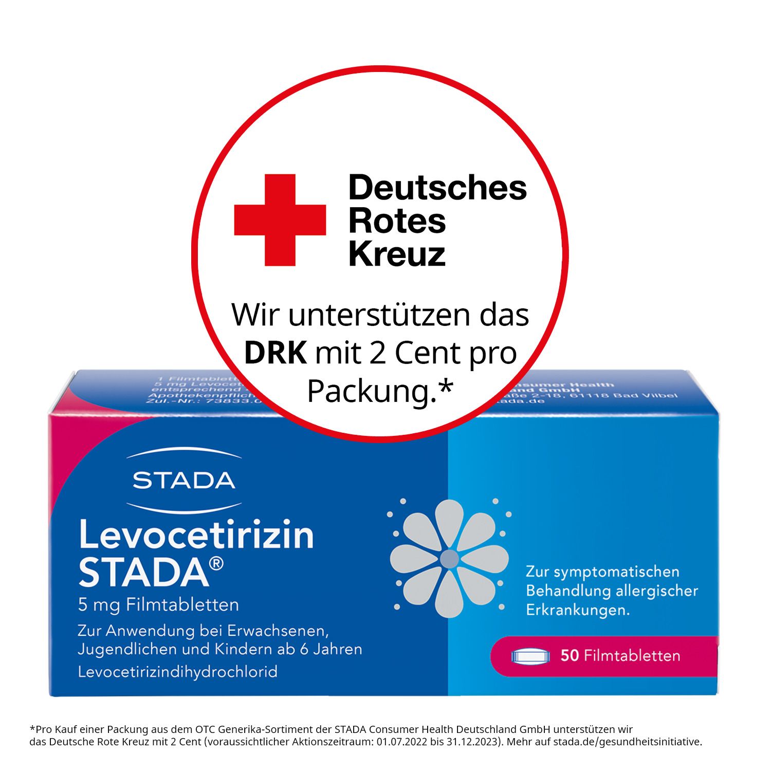 Levocetirizin STADA® 5 mg, zur symptomatischen Behandlung allergischer Erkrankungen