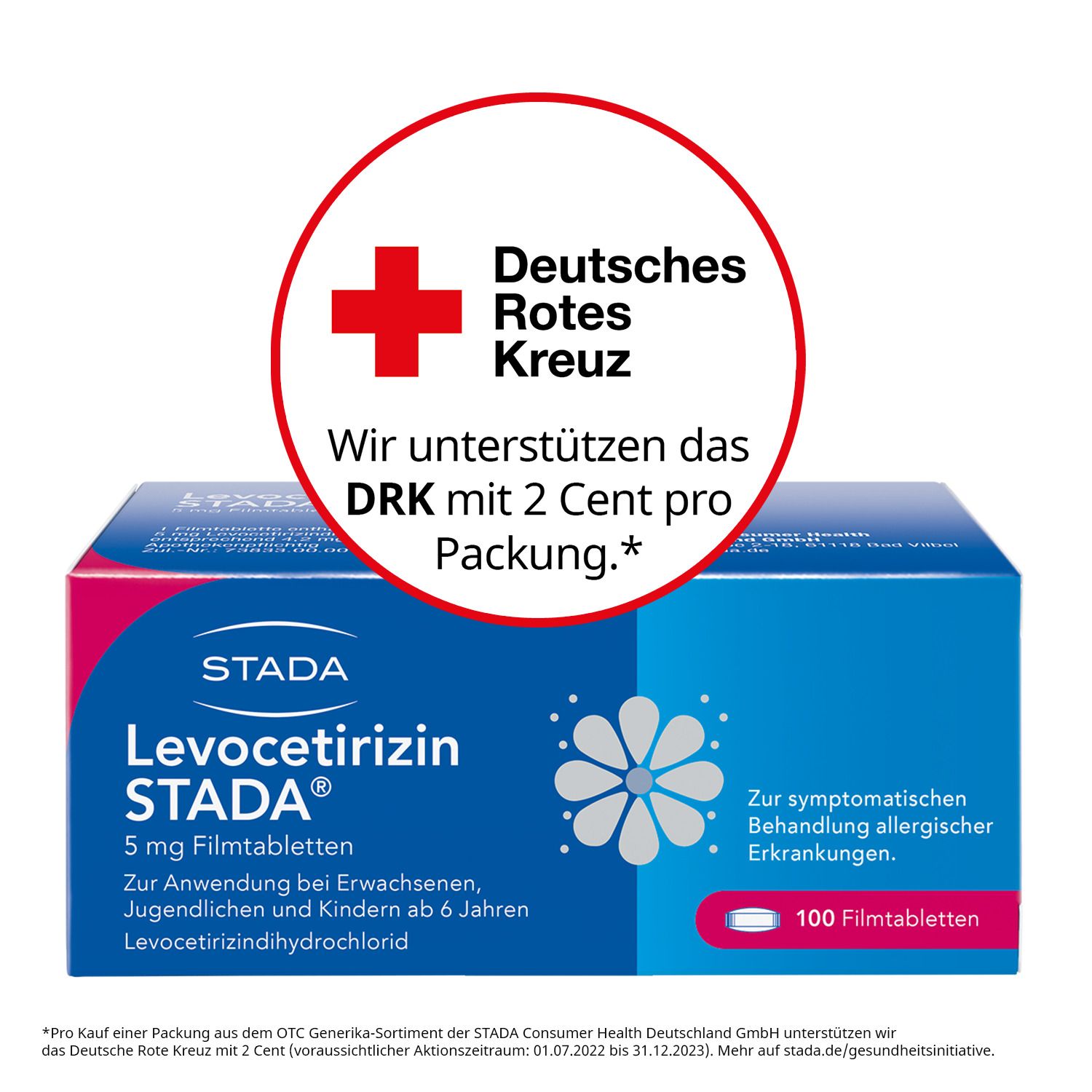 Levocetirizin Stada 5 mg Filmtabletten 100 St