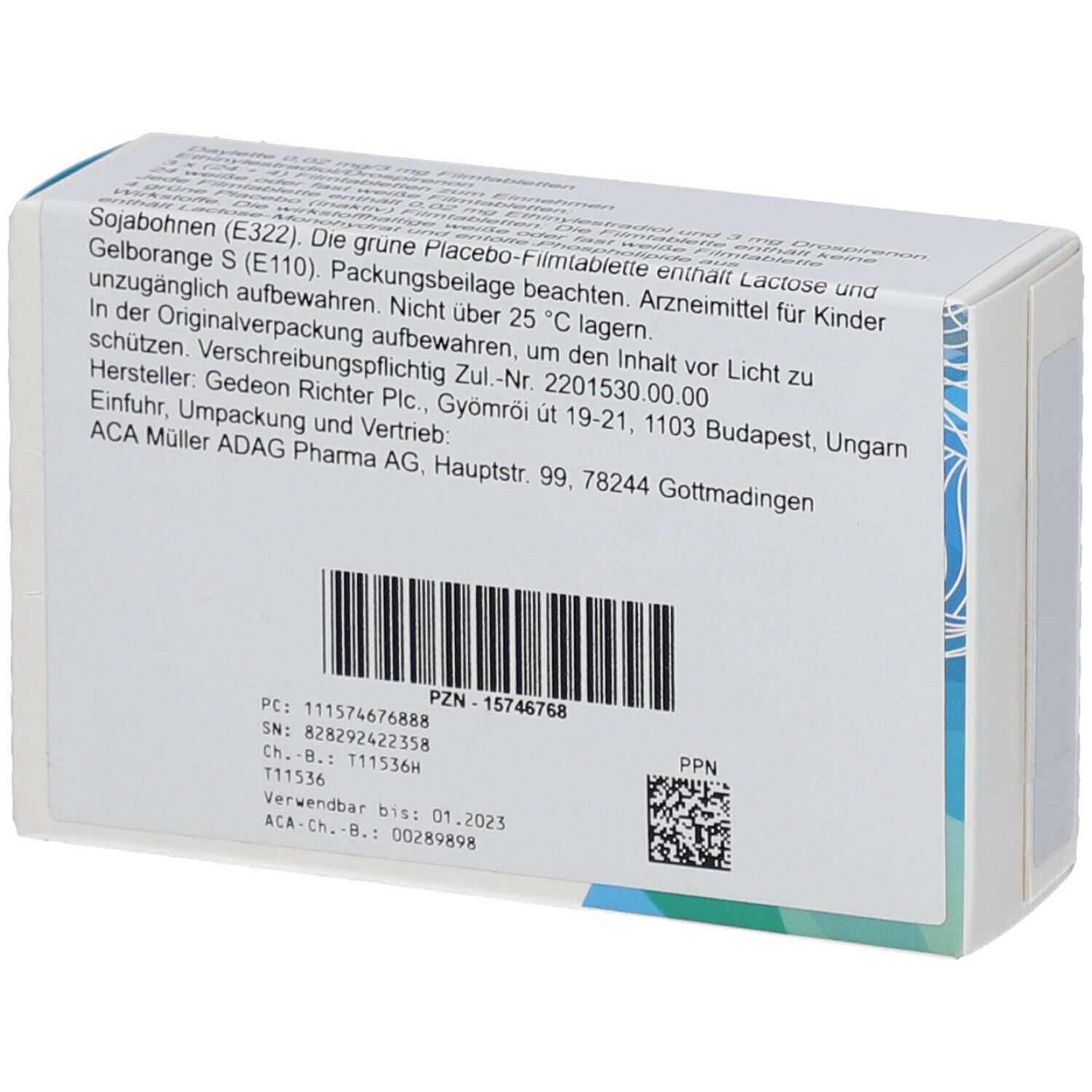 Daylette® 0.02Mg/3Mg Sublingualtabl