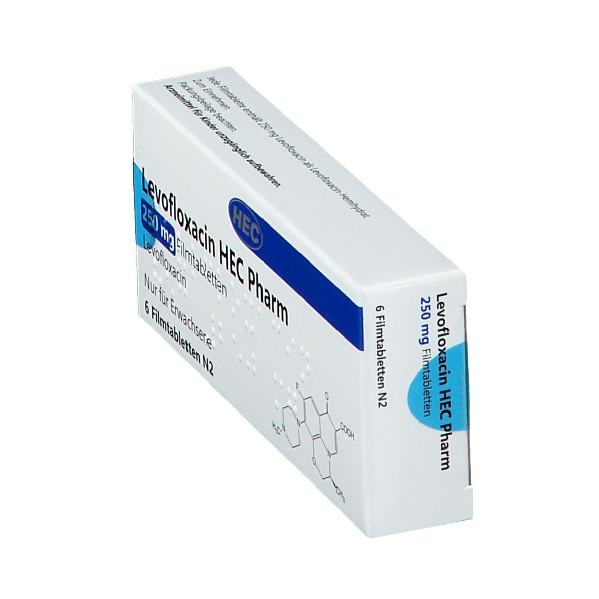 Levofloxacin HEC Pharm 250 mg Filmtabletten 6 St