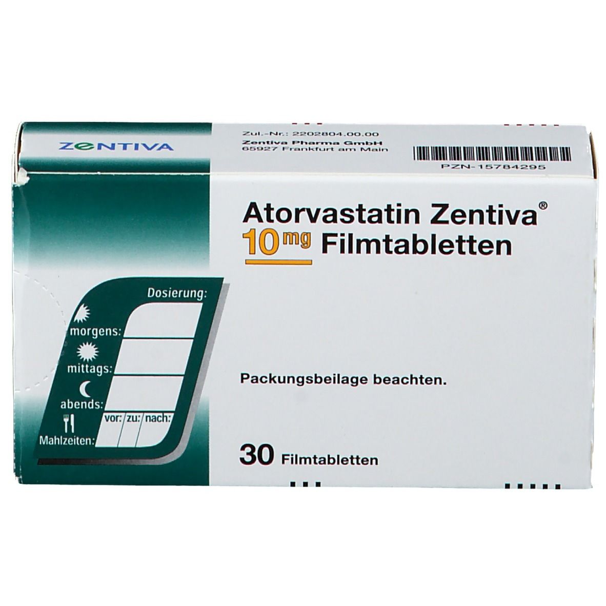Atorvastatin Zentiva® 10 mg