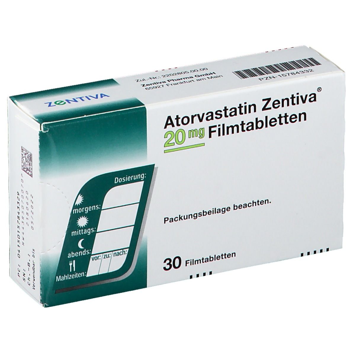 Atorvastatin Zentiva® 20 mg