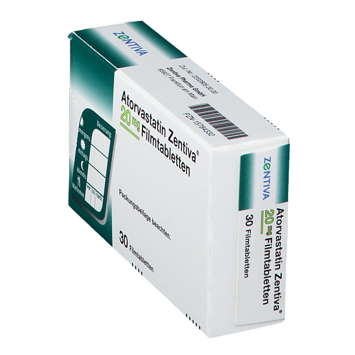 Atorvastatin Zentiva® 20 mg