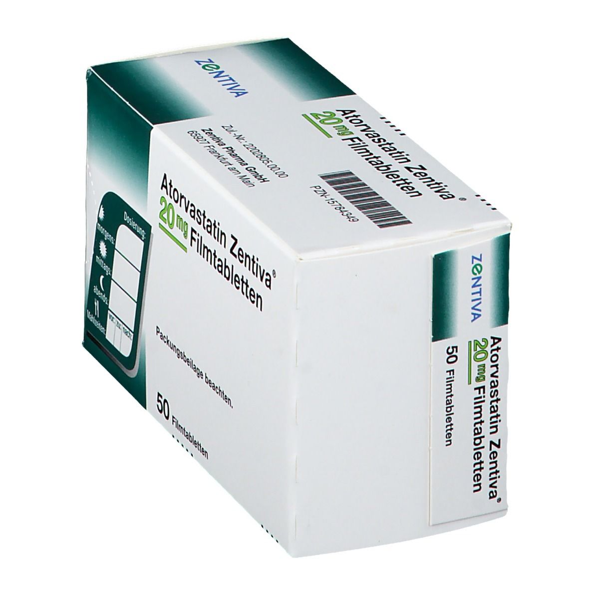 Atorvastatin AbZ 20 mg Filmtabletten 50 St