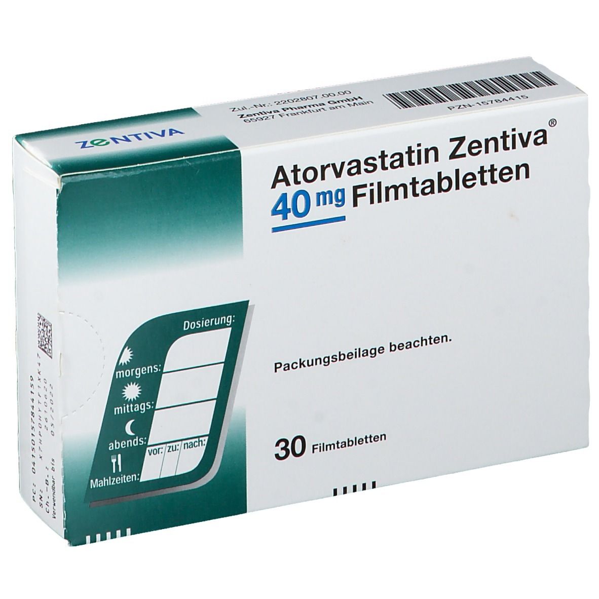 Atorvastatin Zentiva® 40 mg
