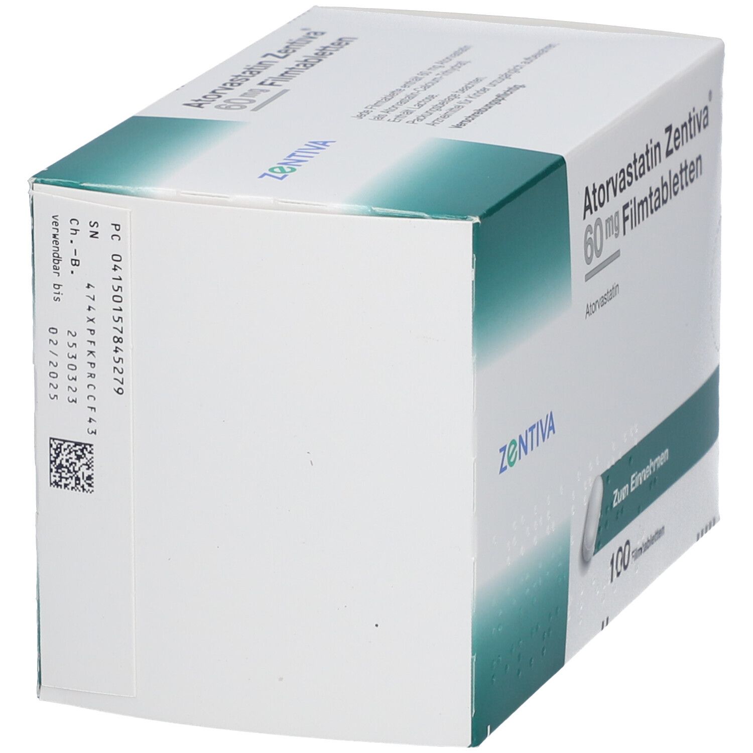 Atorvastatin AbZ 60 mg Filmtabletten 100 St