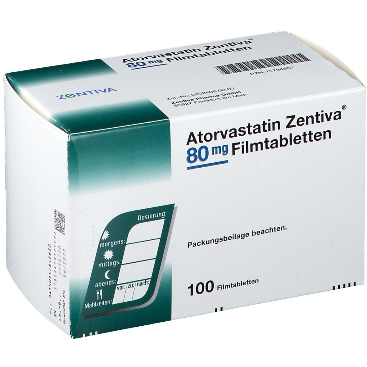 Atorvastatin Zentiva® 80 mg