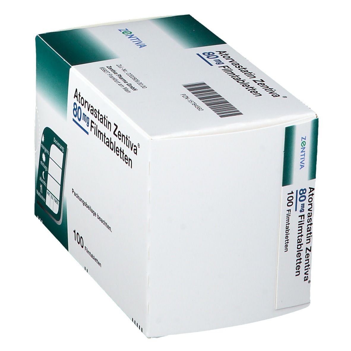 Atorvastatin Zentiva® 80 mg