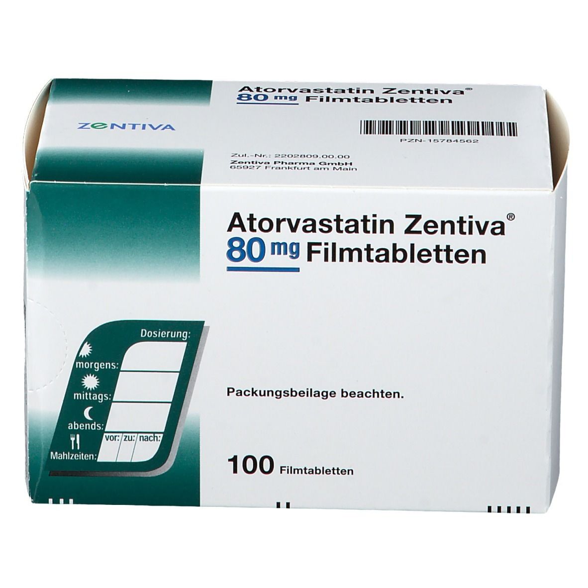 Atorvastatin Zentiva® 80 mg
