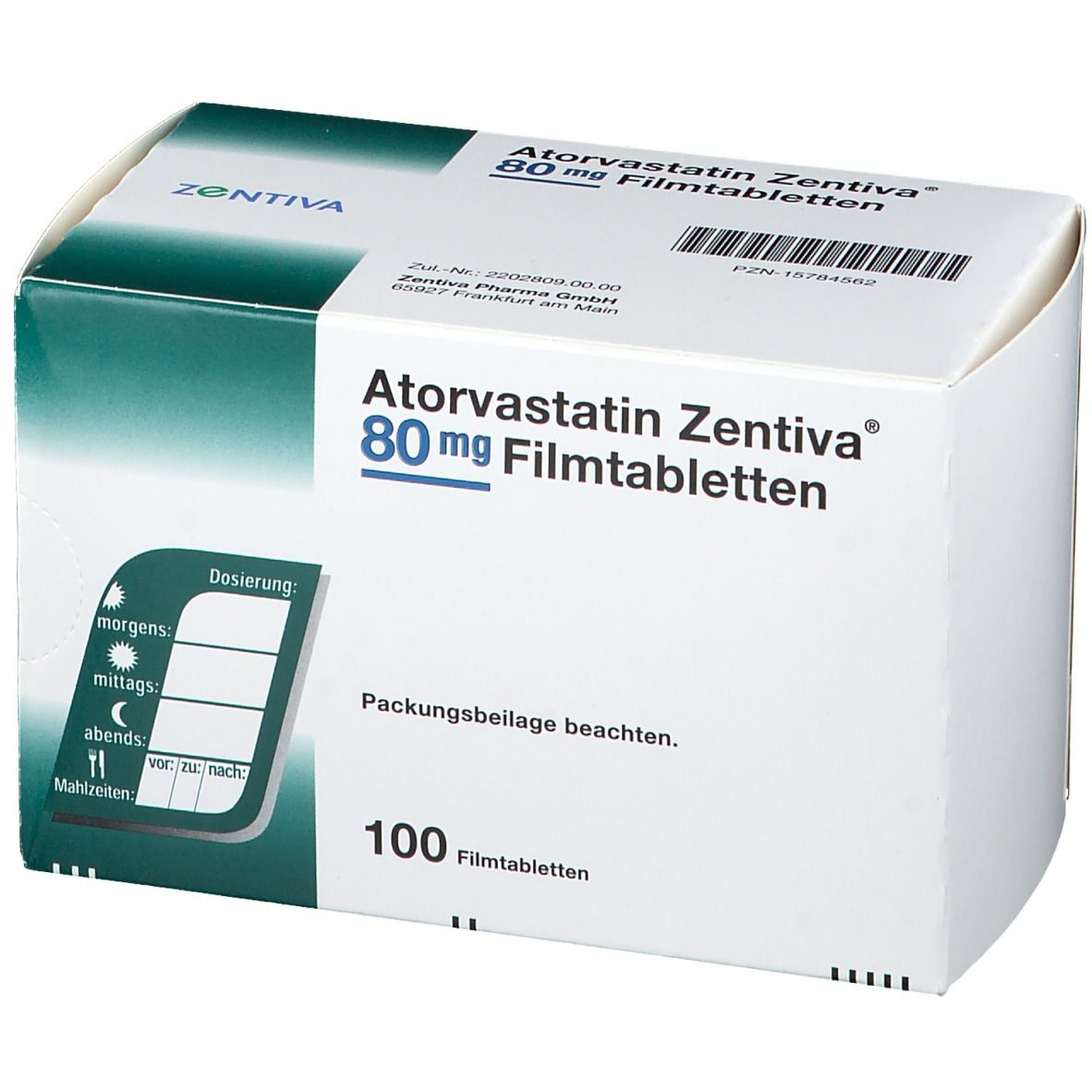 Atorvastatin Zentiva® 80 mg