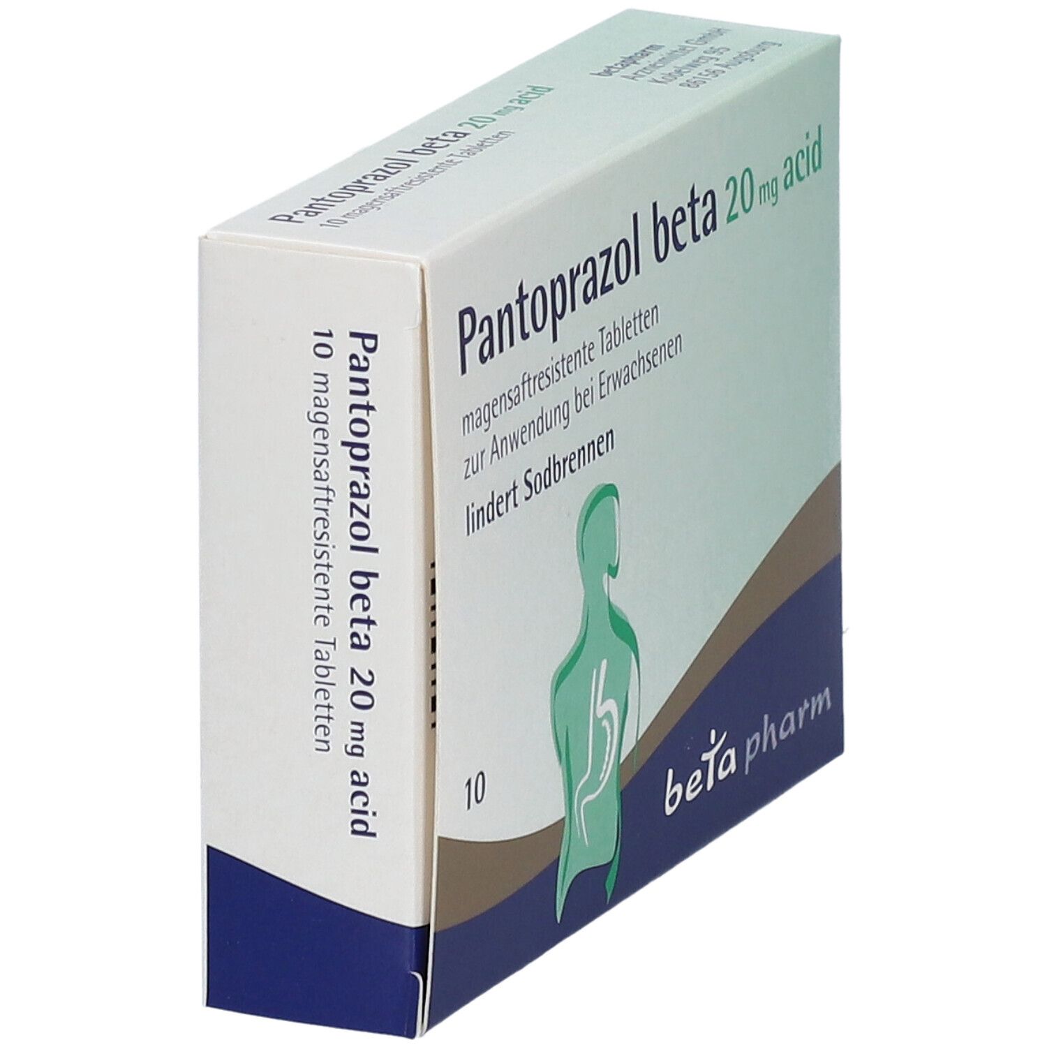 PANTOPRAZOL beta 20 mg acid