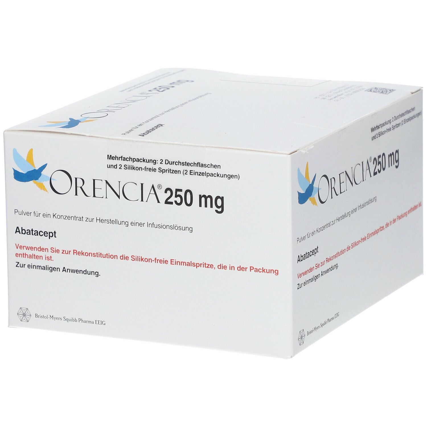 ORENCIA 250 mg Plv.f.e.Konz.z.Herst.e.Inf.-Lsg.