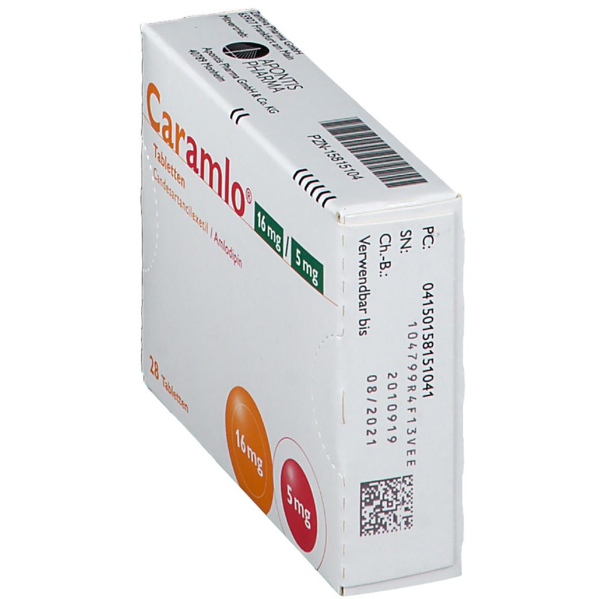 Caramlo 16 mg/5 mg Tabletten 28 St