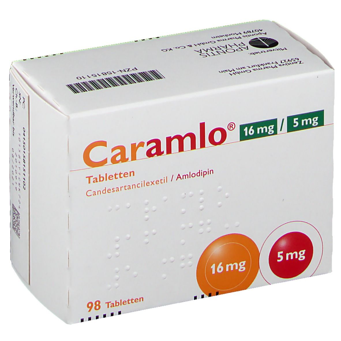 Caramlo® 16 mg/5 mg
