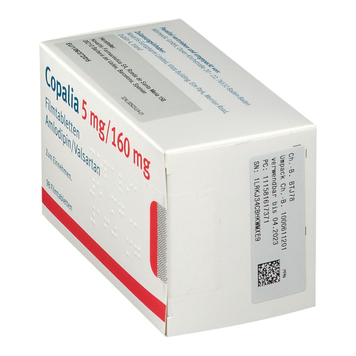 Copalia 5 Mg 160 Mg 98 St Mit Dem E-rezept Kaufen - Shop Apotheke