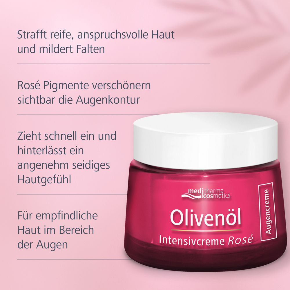 Olivenöl Intensivcreme Rosé Augencreme